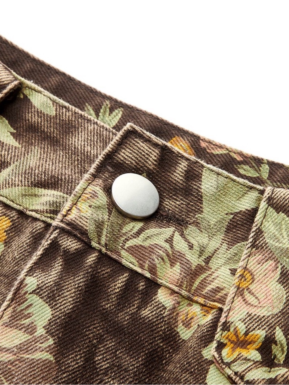 Commense Brown Floral Cargo Mini Skirt - Picture 4 of 10